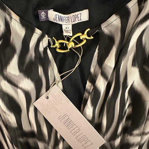 XS Zebra Print Jennifer Lopez Maxi Dress. - Picture 6 of 11